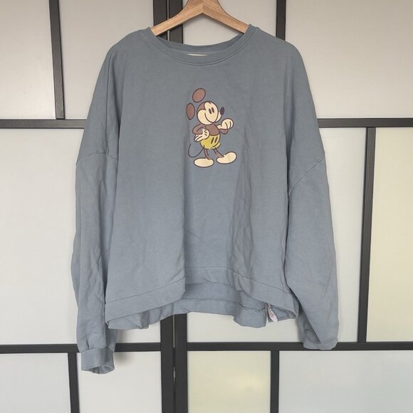 Disney Parks Mickey Mouse & Friends Crop Pullover Sweater Sweatshirt 3XL Resort - Picture 7 of 16